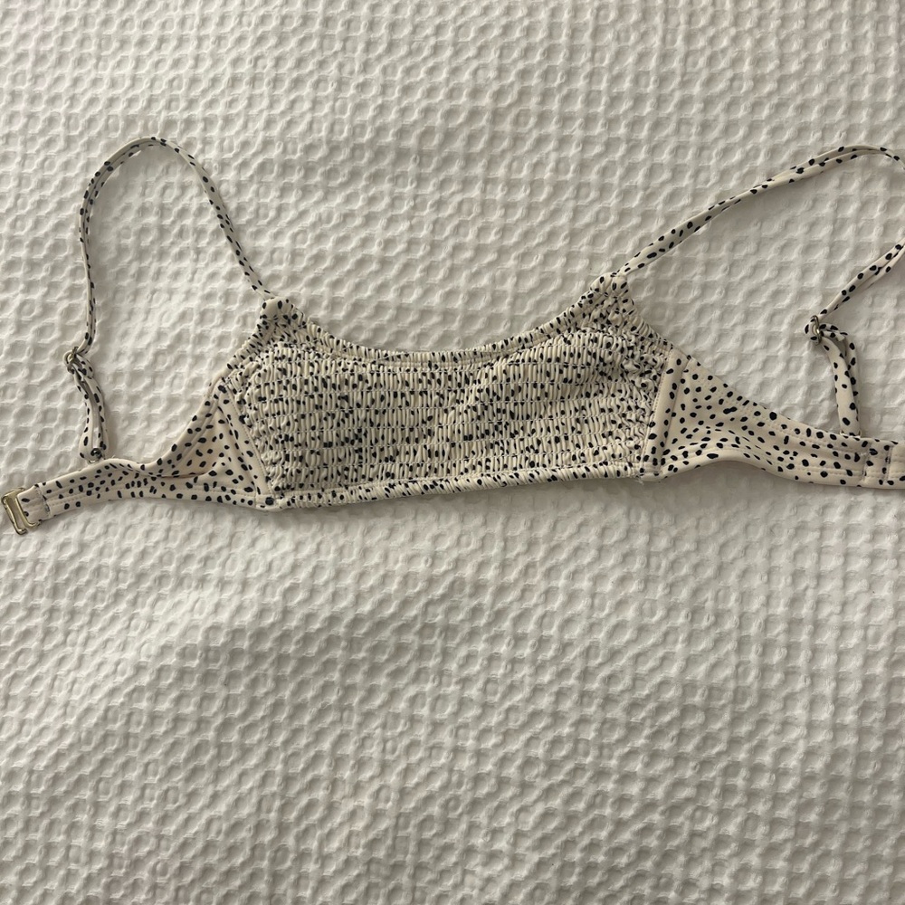 Cheetah print bathing suit top